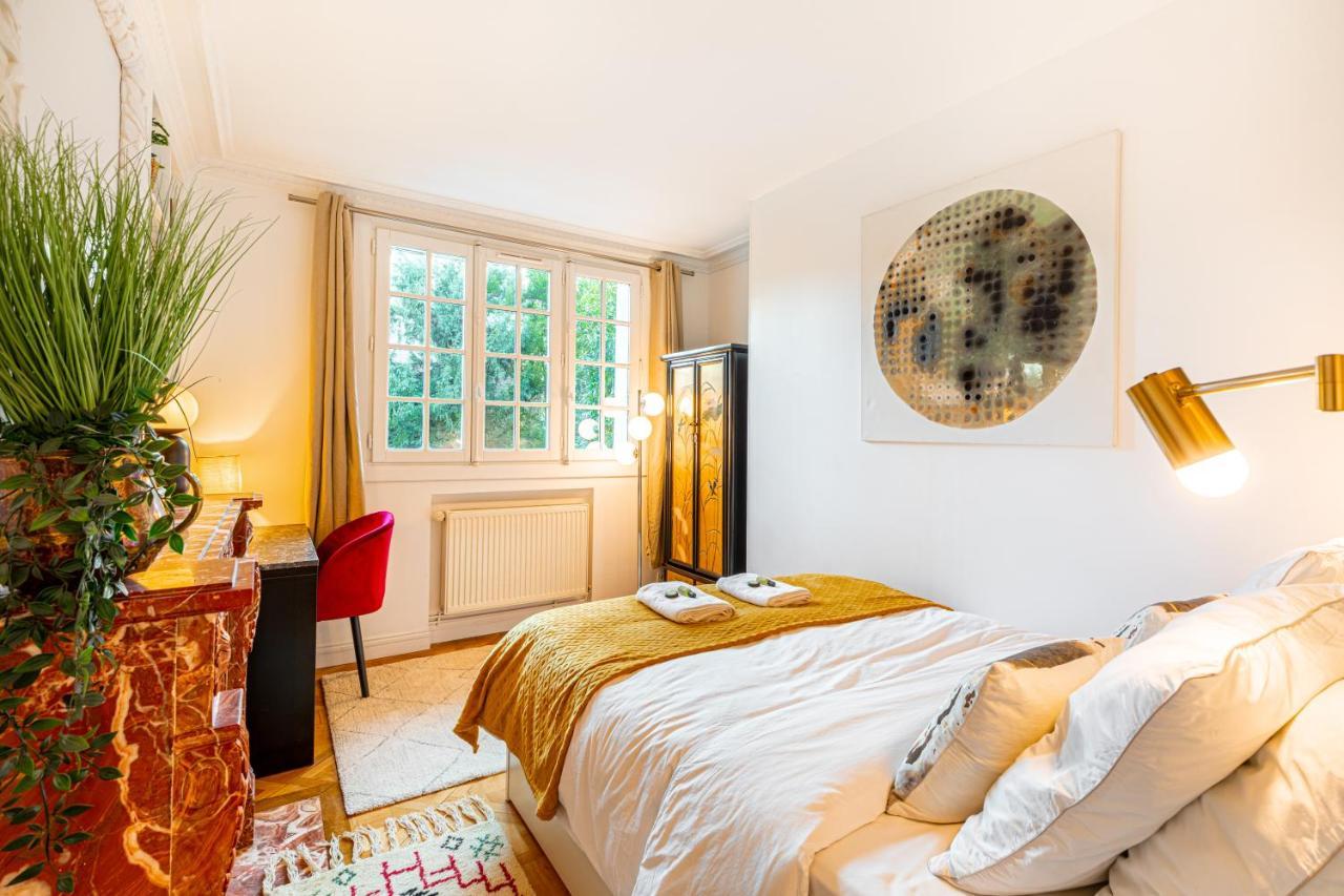 Stylish Modern Apartement - Art, Design, Garden, Villa Des Ammonites Meudon Exterior foto