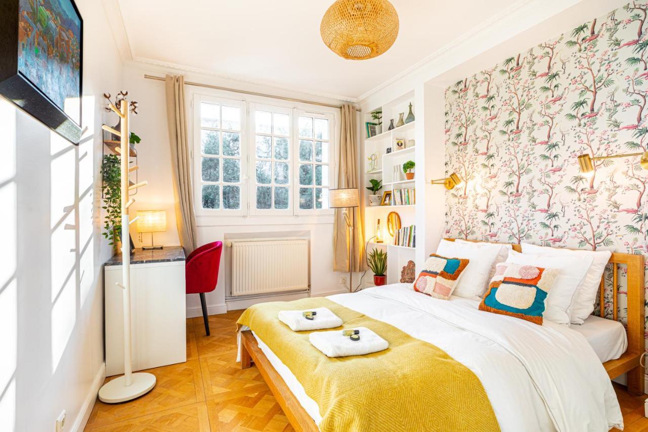 Stylish Modern Apartement - Art, Design, Garden, Villa Des Ammonites Meudon Exterior foto